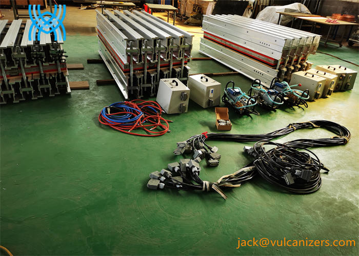 Aasvp 2100 × 1000 أدوات إصلاح الحزام الناقل الصناعية بالضغط الساخن